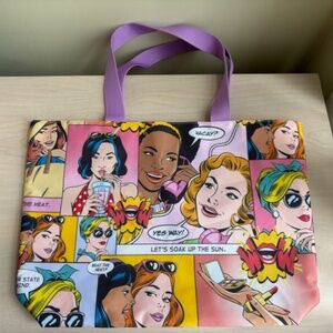 New Estée Lauder Comic Like Fun Themed Bag